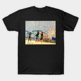 Going Surfing, Santa Monica Beach T-Shirt